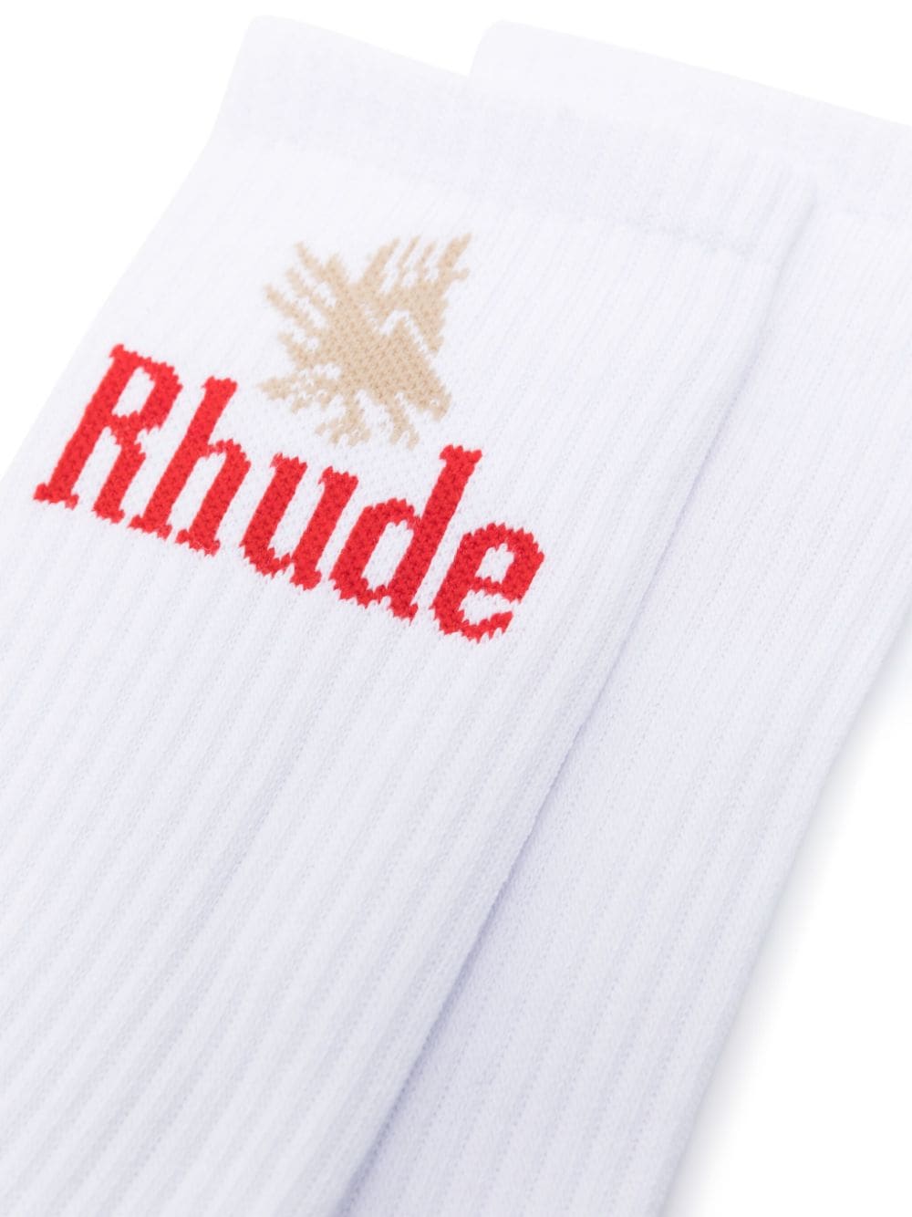 Rhude Rhude Script Logo Socks