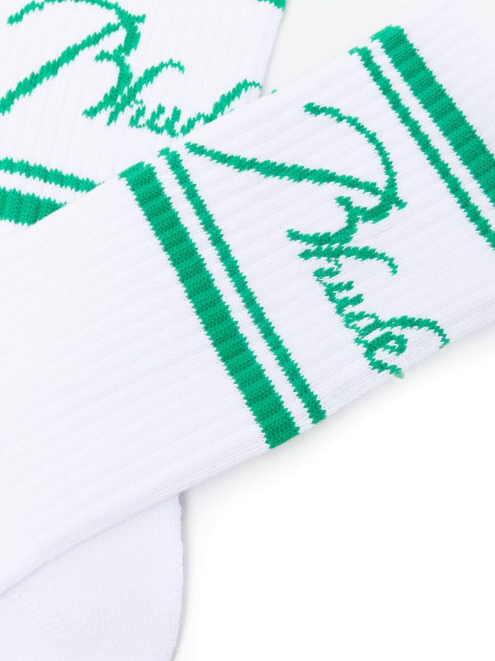 Rhude Rhude Script Logo Socks