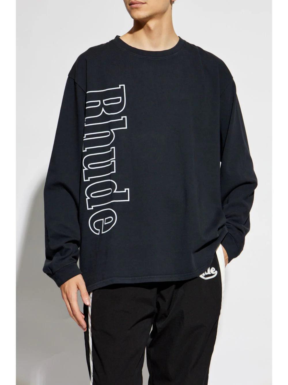 Rhude Rhude Side Logo Ls Tee