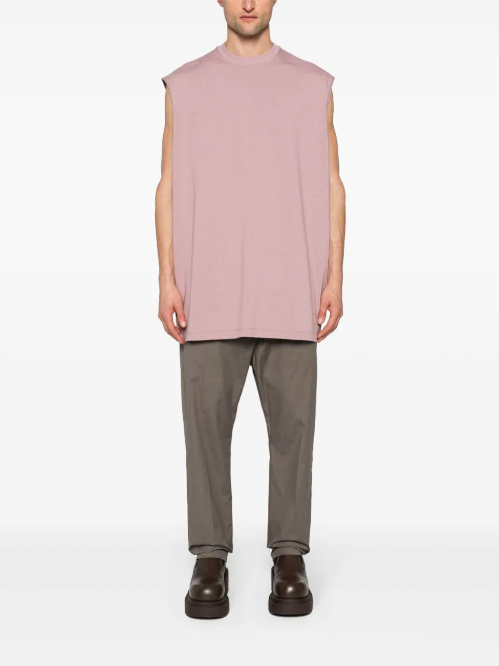 RICK OWENS Bela Pants In Dust Heavy Cotton Poplin