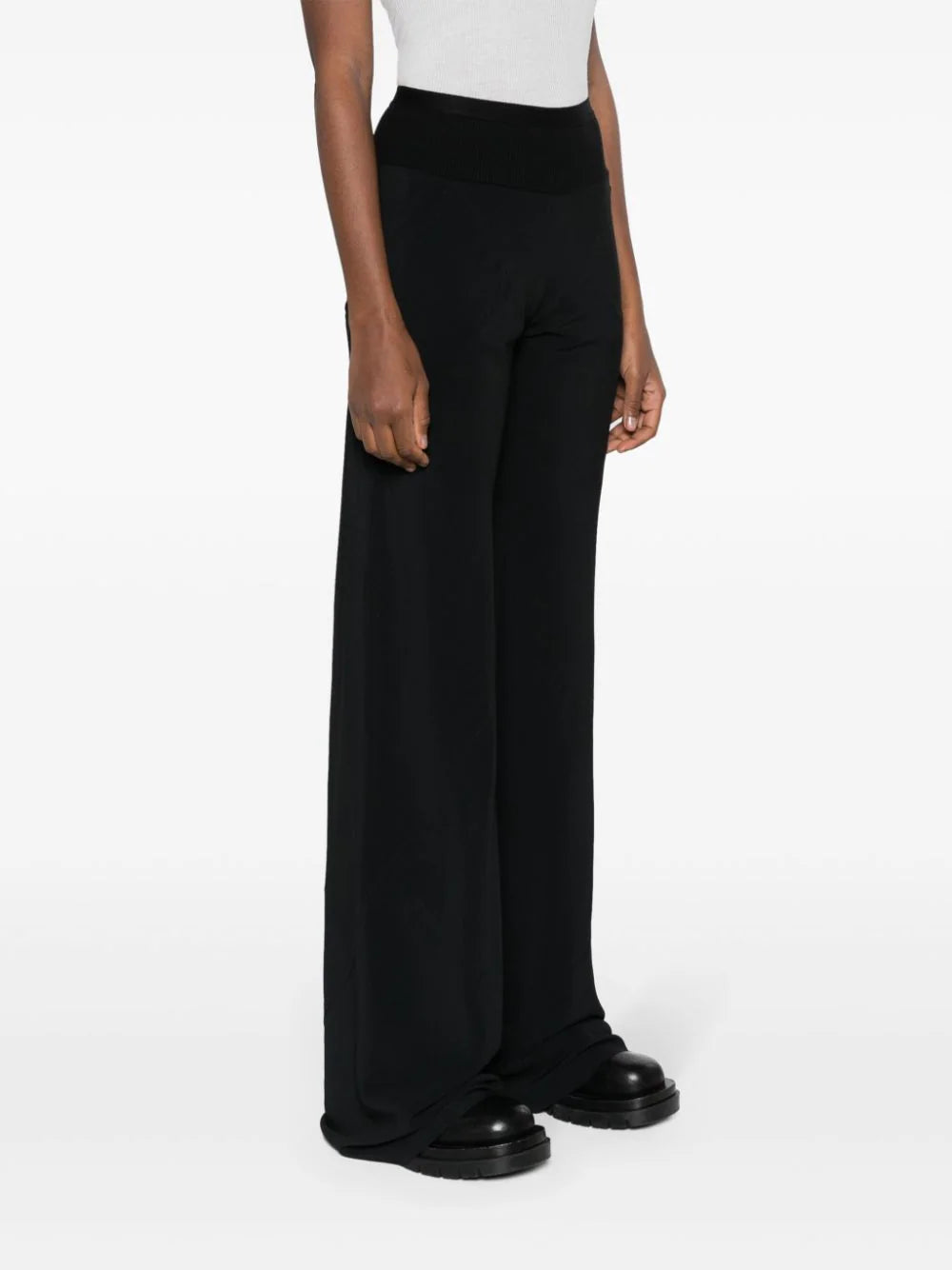 RICK OWENS Bias In Black Cocoon Crepe