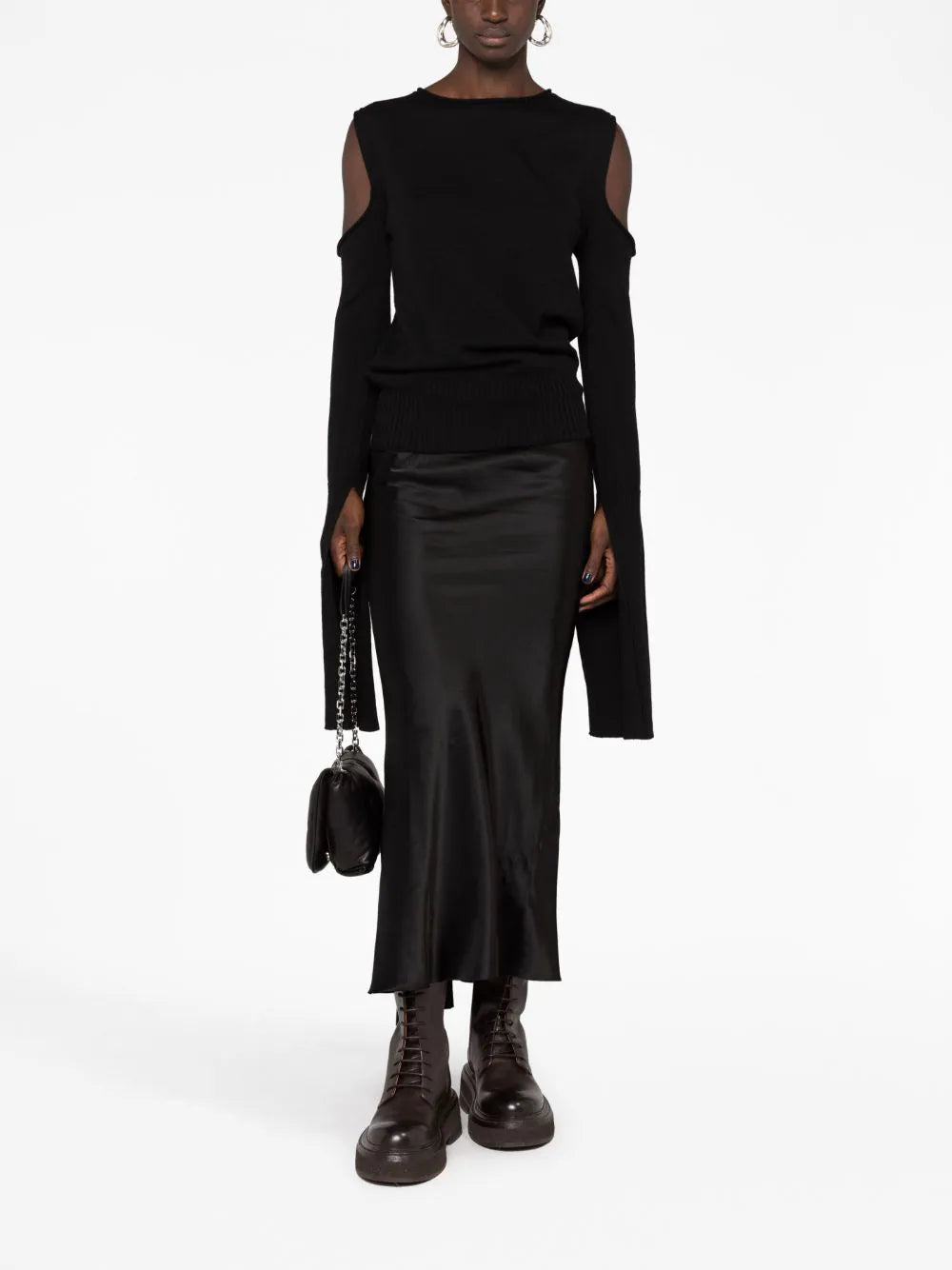 RICK OWENS Cape Sleeve Knit