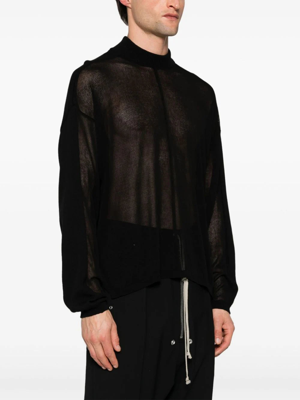 RICK OWENS Combo Crew Neck