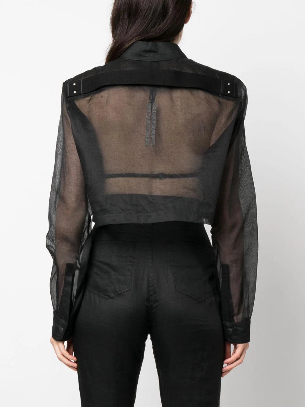 RICK OWENS Cropped Outershirt
