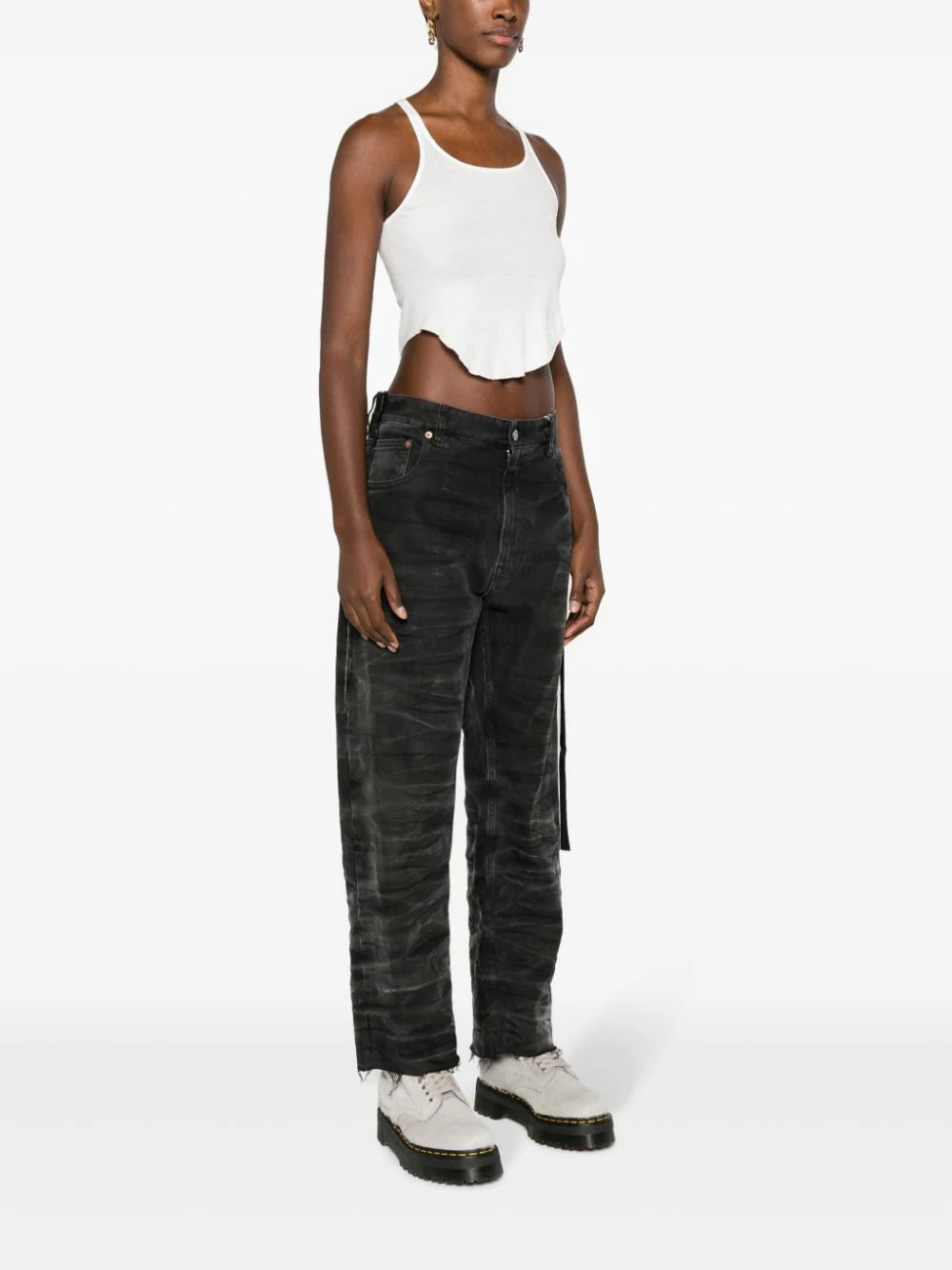 Rick Owens DRKSHDW Basic Tank Cropped
