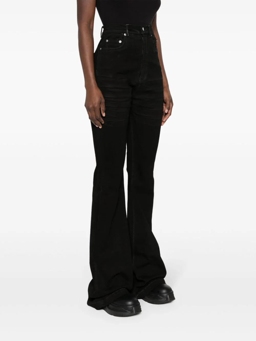 Rick Owens DRKSHDW Bolan Bootcut In Black