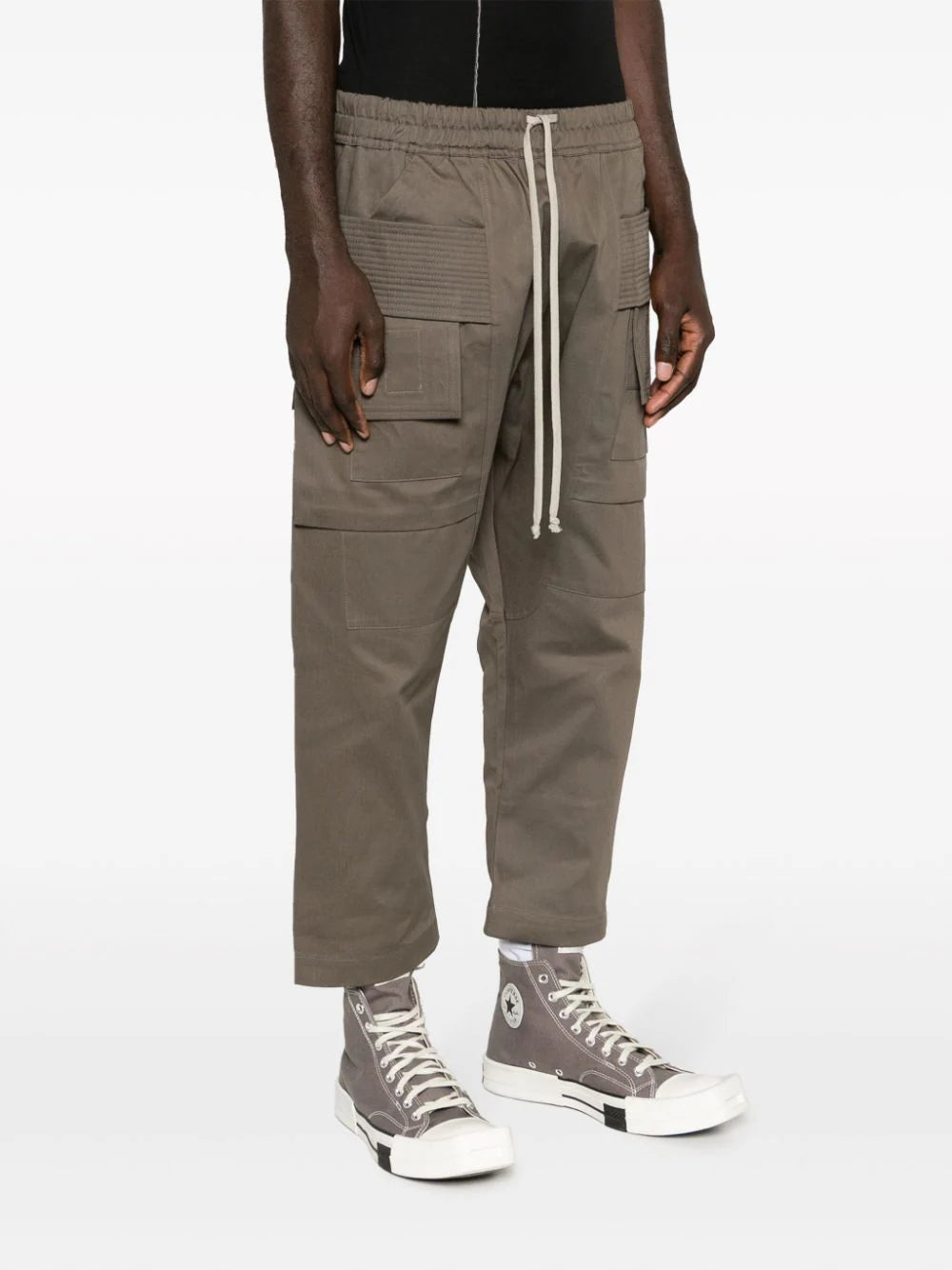 Rick Owens DRKSHDW Creatch Cargo Cropped Pants