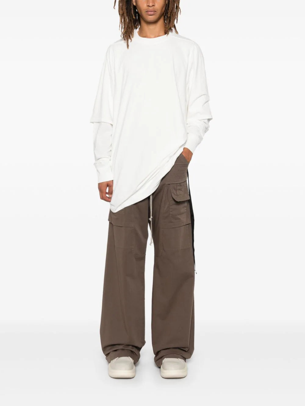 Rick Owens DRKSHDW Creatch Wide Cargo Pants