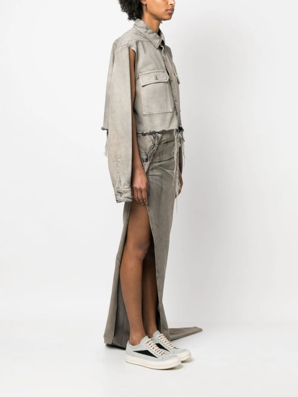 Rick Owens DRKSHDW Cropped Shirt Jacket