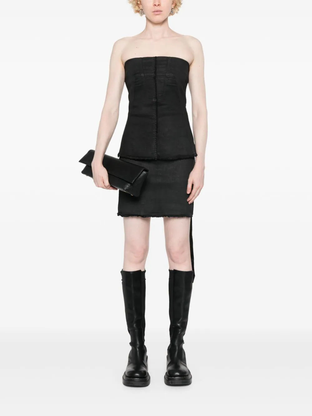 Rick Owens DRKSHDW Dirt Mini Skirt