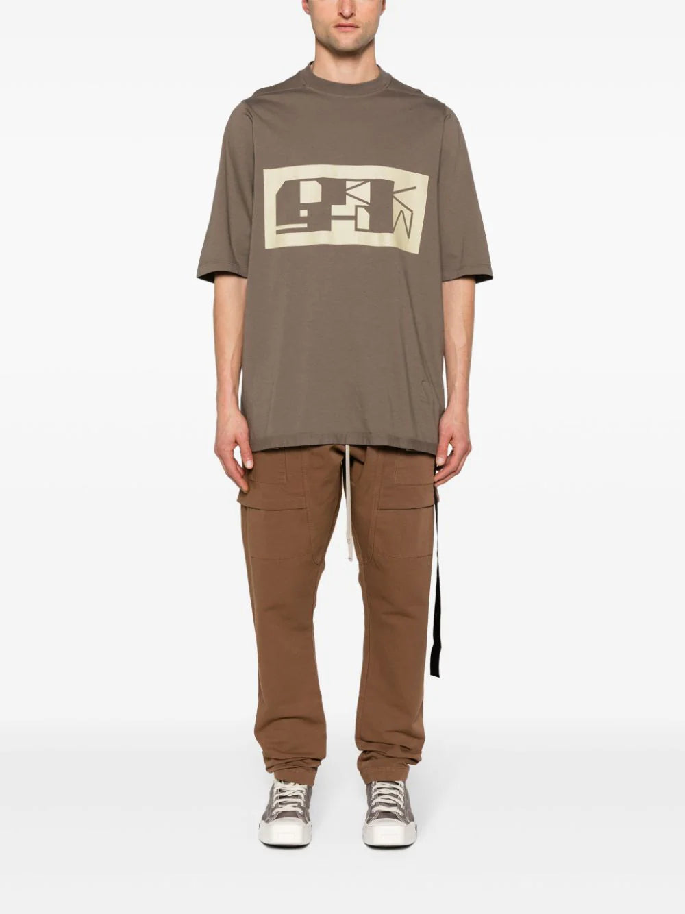Rick Owens DRKSHDW Jumbo Ss T With Drkshdw Print