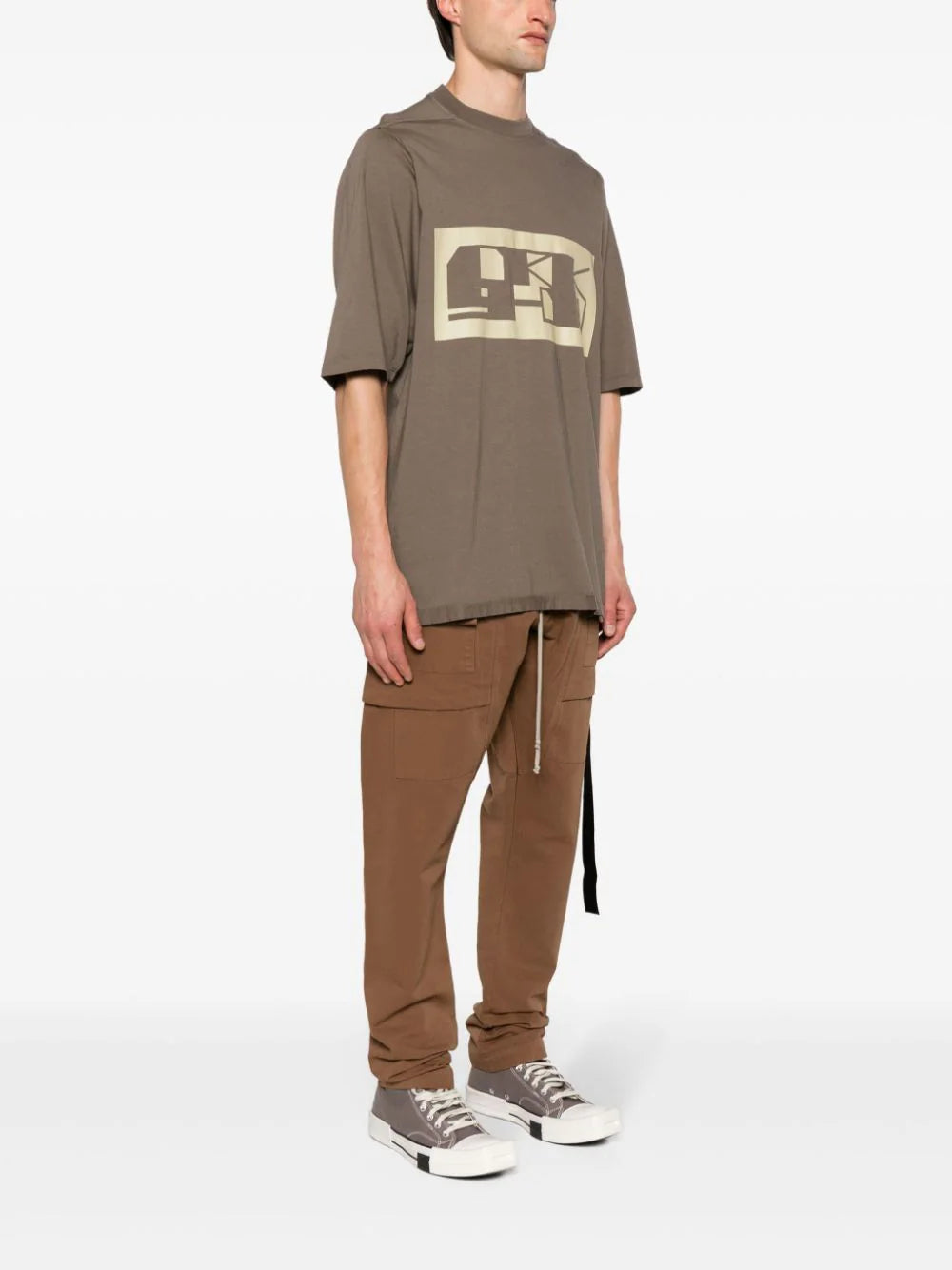 Rick Owens DRKSHDW Jumbo Ss T With Drkshdw Print
