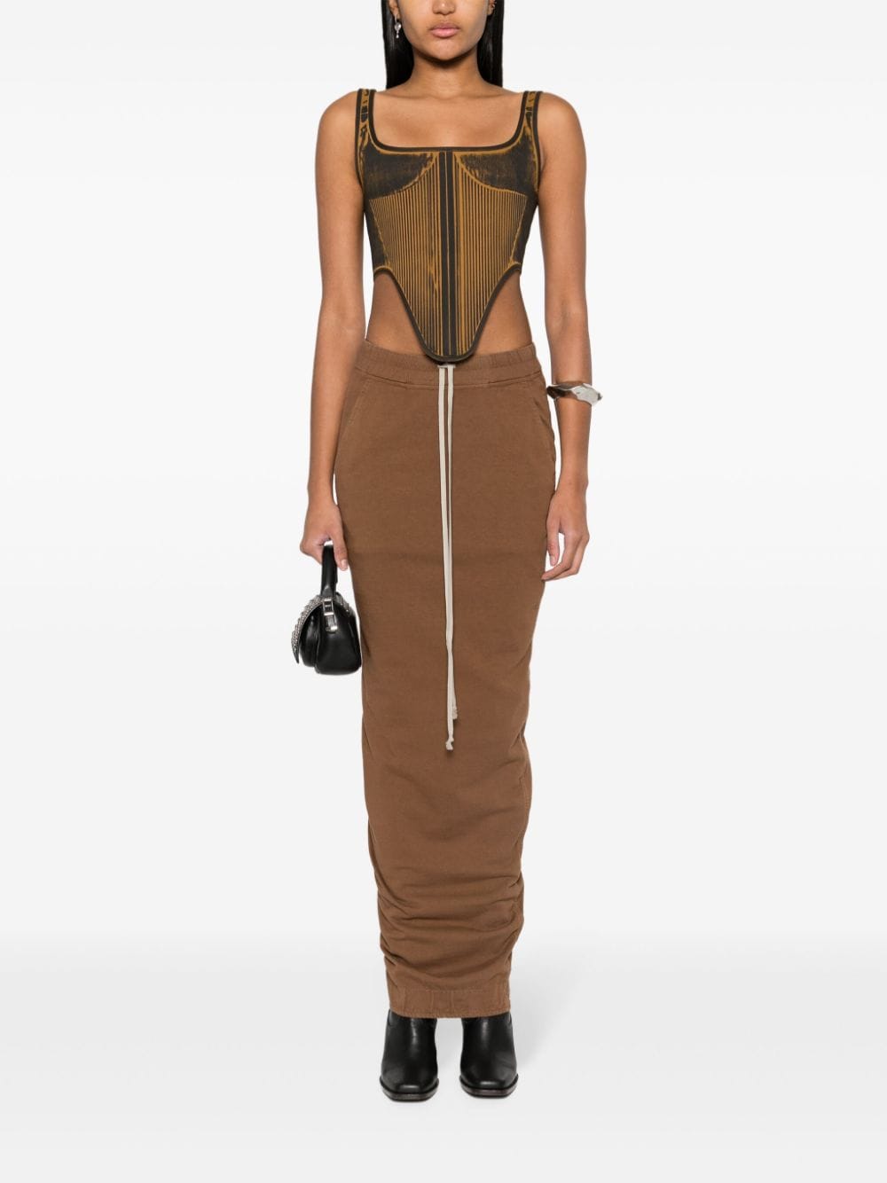 Rick Owens DRKSHDW Pull On Pillar Skirt