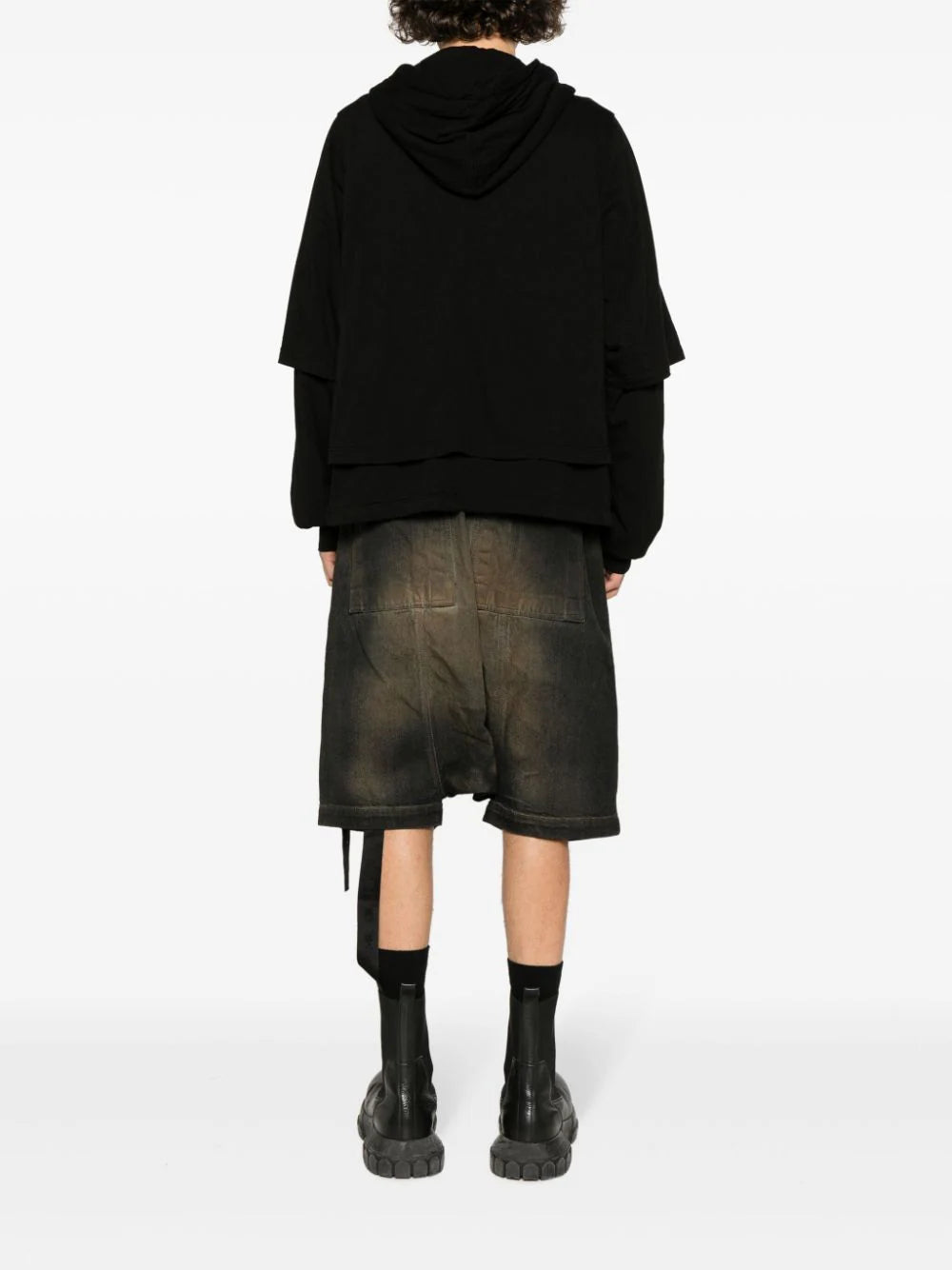 Rick Owens DRKSHDW Zipped Hustler Hoodie