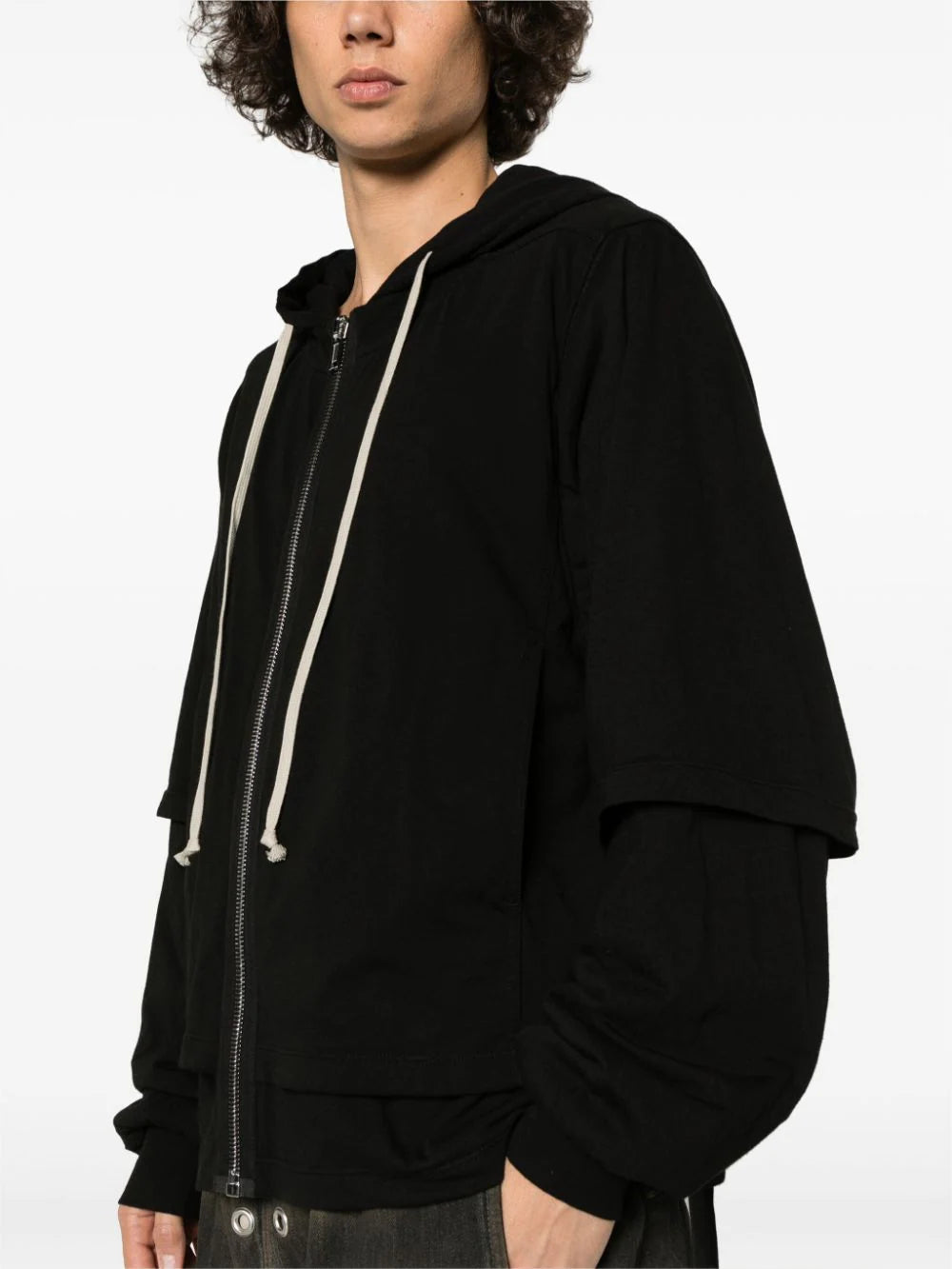 Rick Owens DRKSHDW Zipped Hustler Hoodie