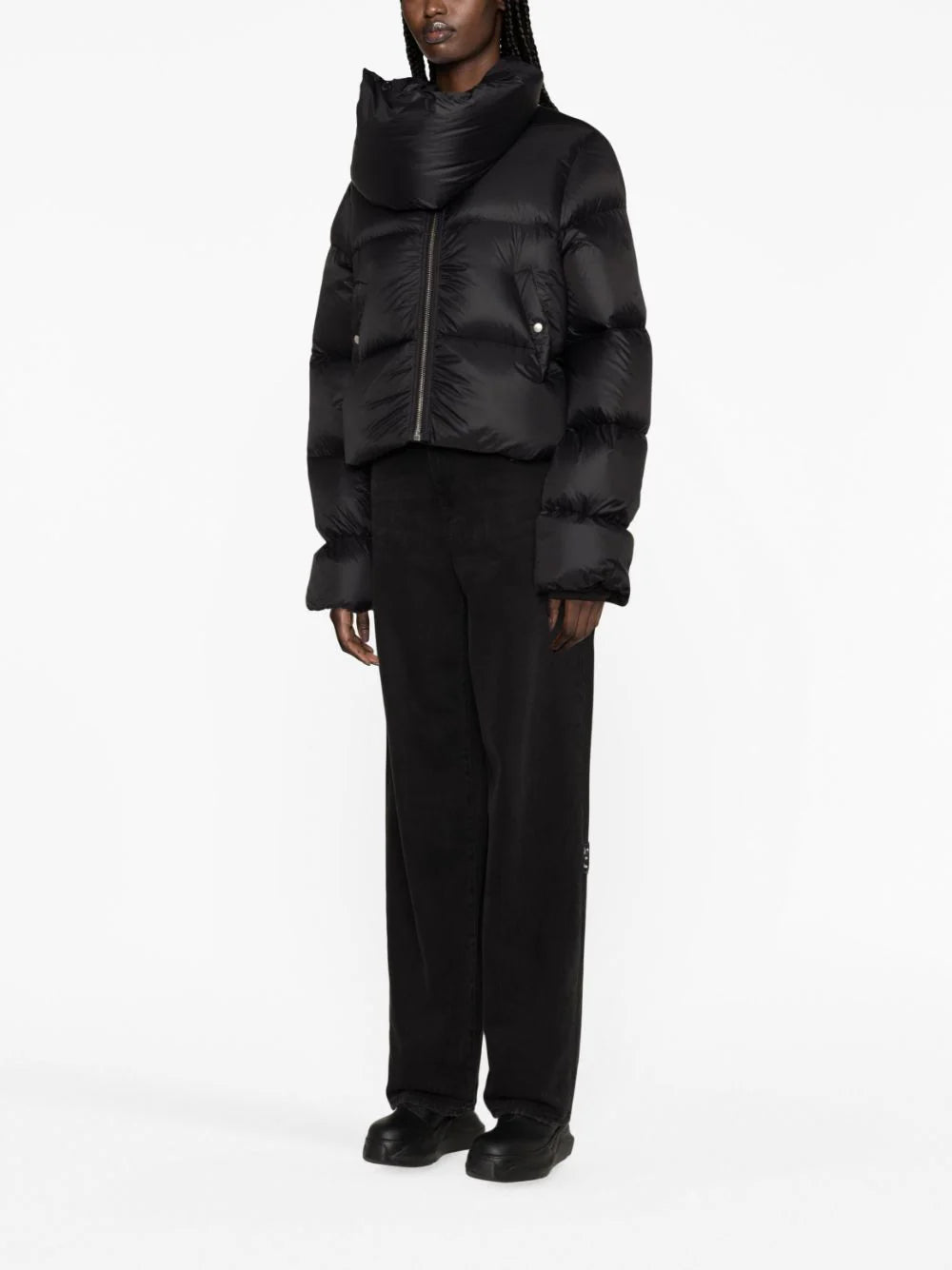 RICK OWENS Funnel Neck Jkt