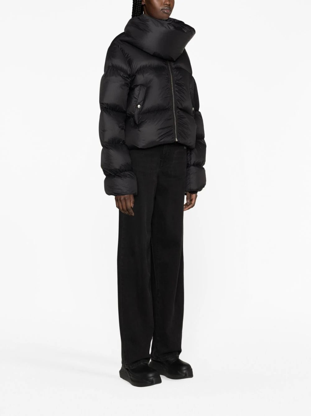 RICK OWENS Funnel Neck Jkt