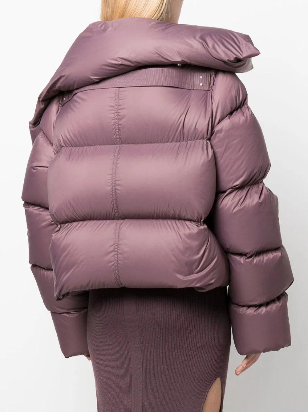 RICK OWENS Funnel Neck Jkt