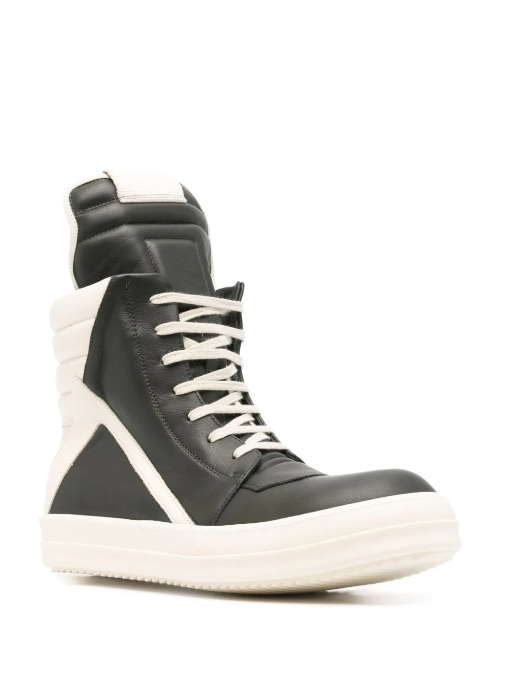RICK OWENS Geobasket In Forest/milk Calf Leather