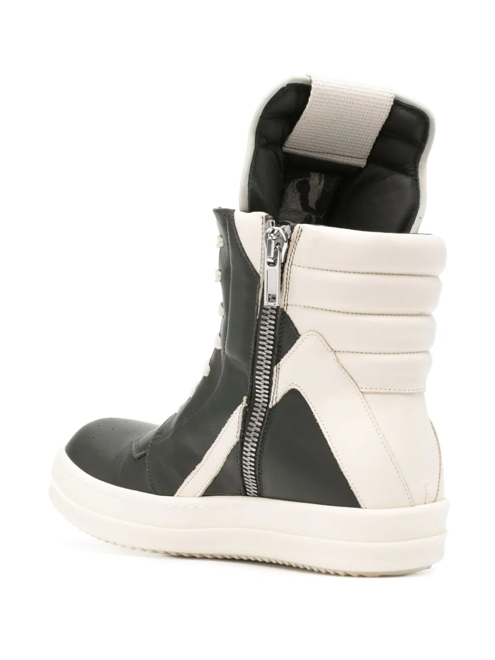 RICK OWENS Geobasket In Forest/milk Calf Leather