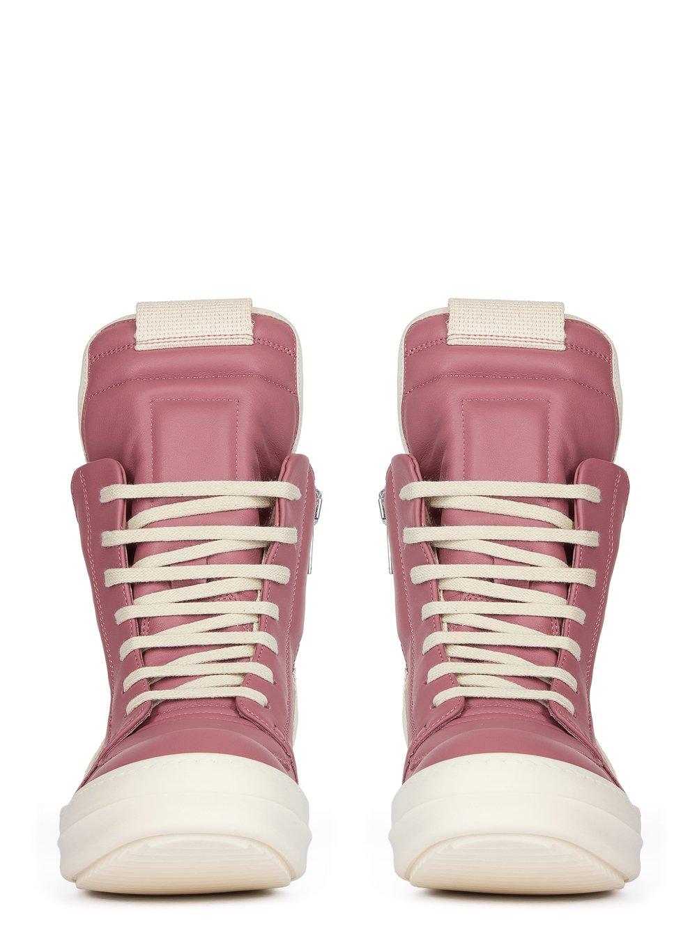 RICK OWENS Geobasket In Thulian/milk Calf Leather