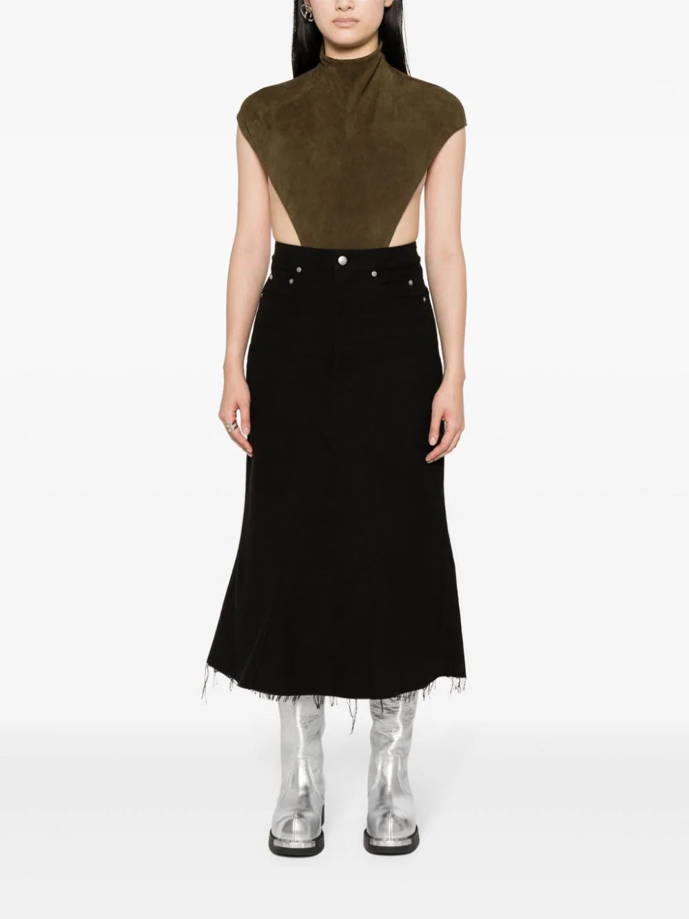 RICK OWENS Godet Skirt