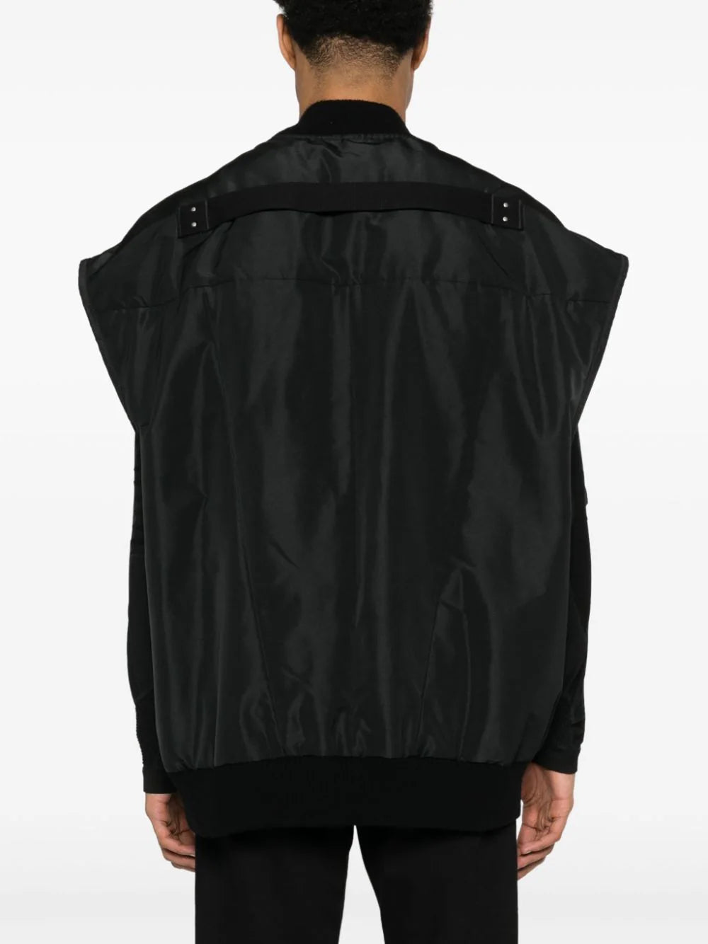 RICK OWENS Jumbo Flight Vest In Black