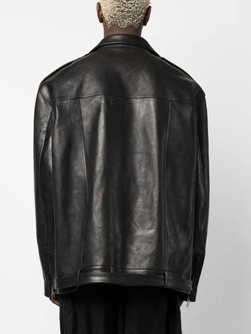 RICK OWENS Jumbo Luke Stooges In Black Calf