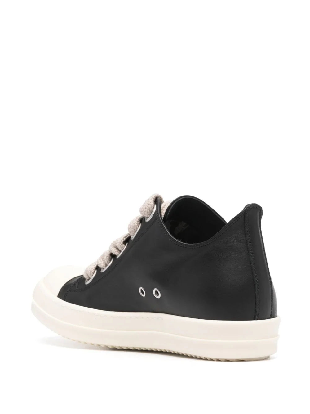 RICK OWENS Jumbolaced Low Sneaks In Calf Leather
