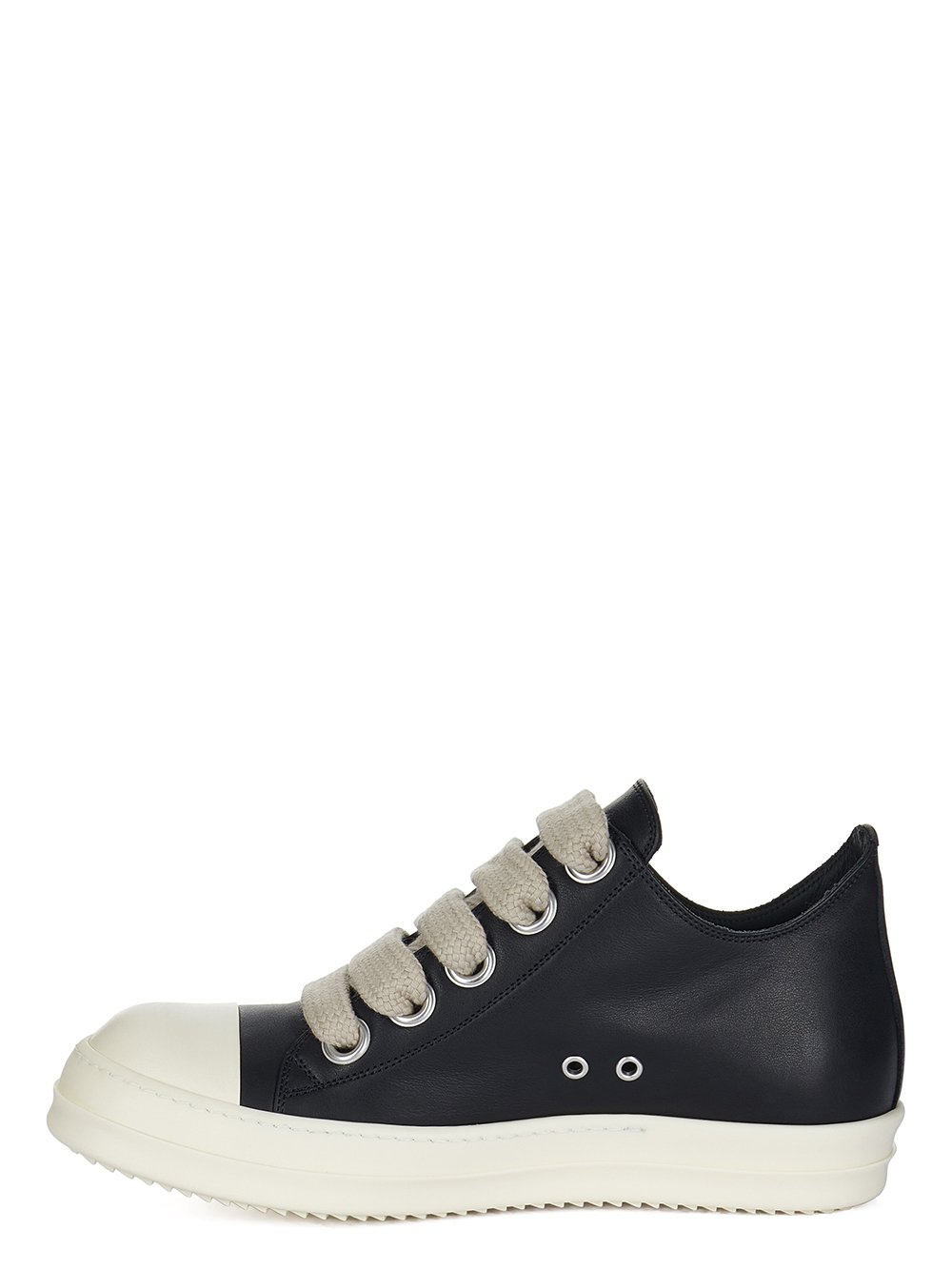 RICK OWENS Jumbolaced Low Sneaks In Leather