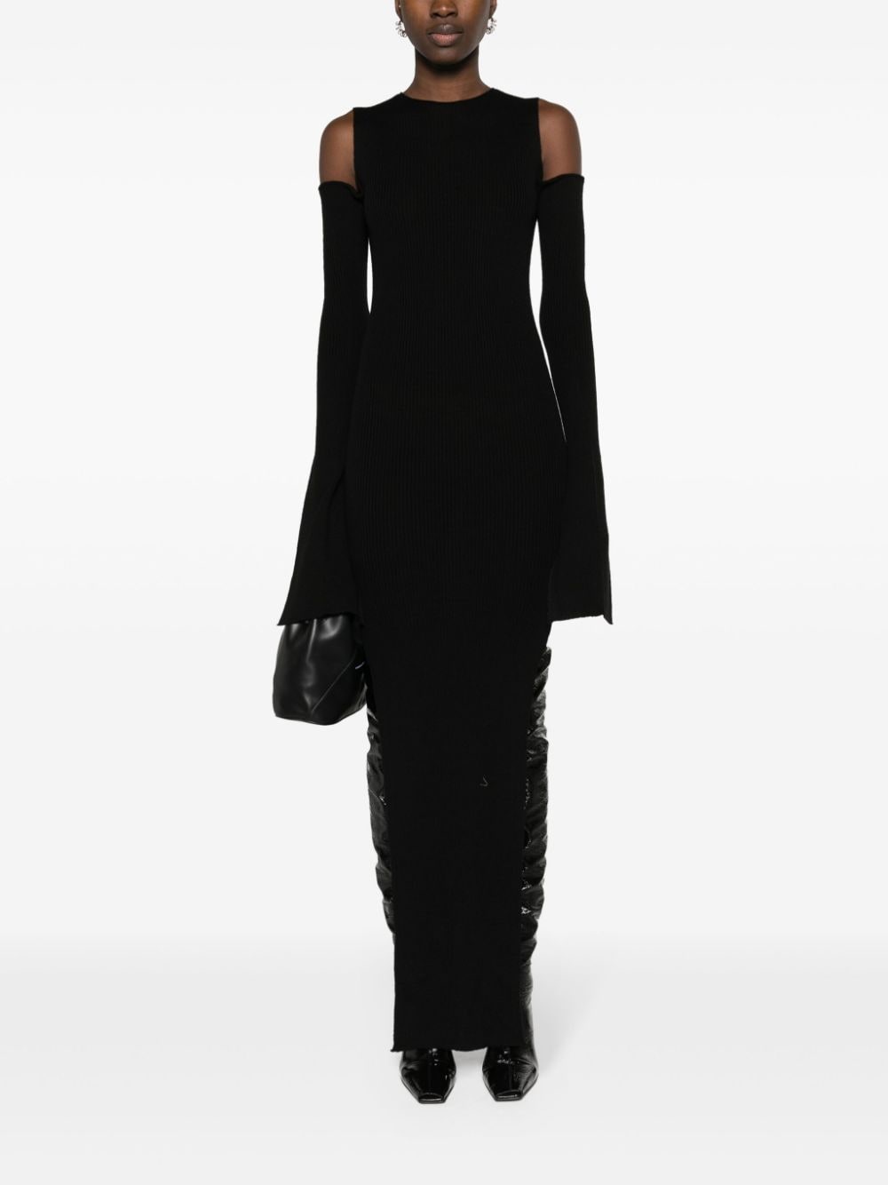RICK OWENS Lido Cape Sleeve Dress