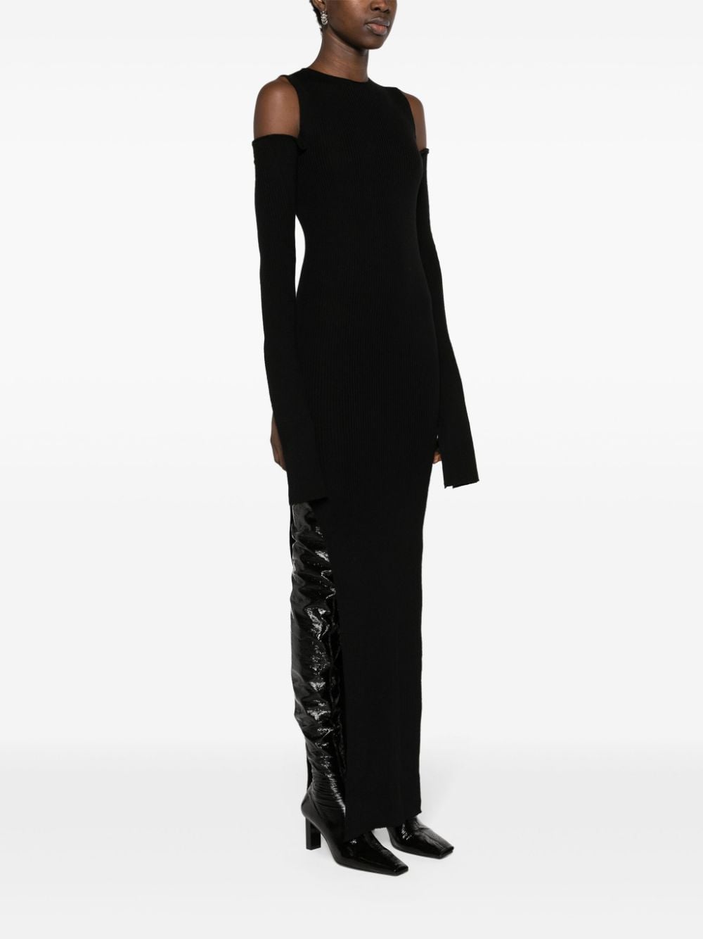 RICK OWENS Lido Cape Sleeve Dress