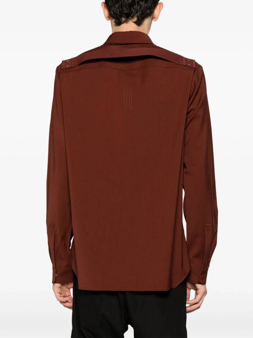 RICK OWENS Lido Outershirt In Virgin Wool