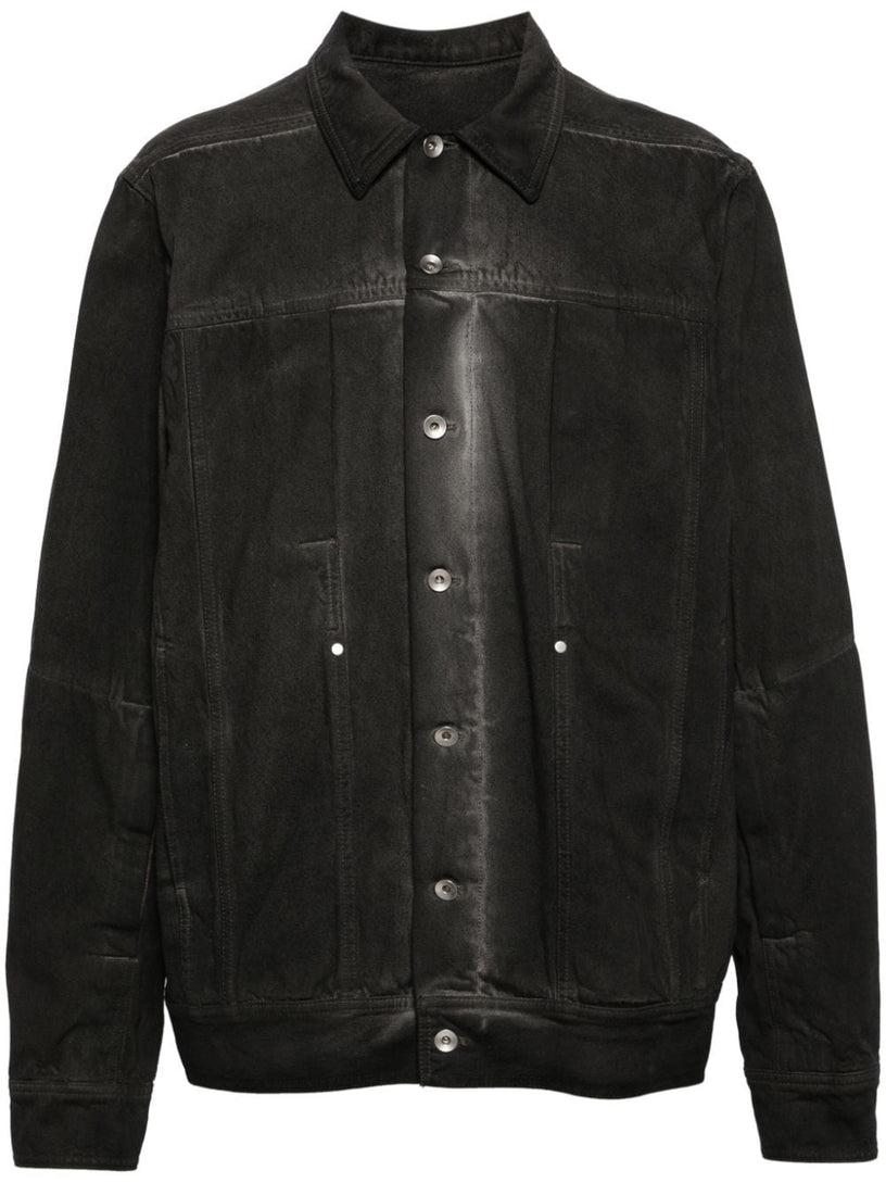 RICK OWENS Lido workwear jacket in dark dust