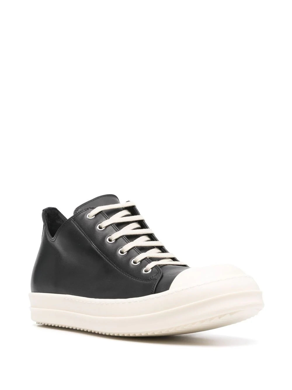 RICK OWENS Low Sneaks In Grain Calf Leather