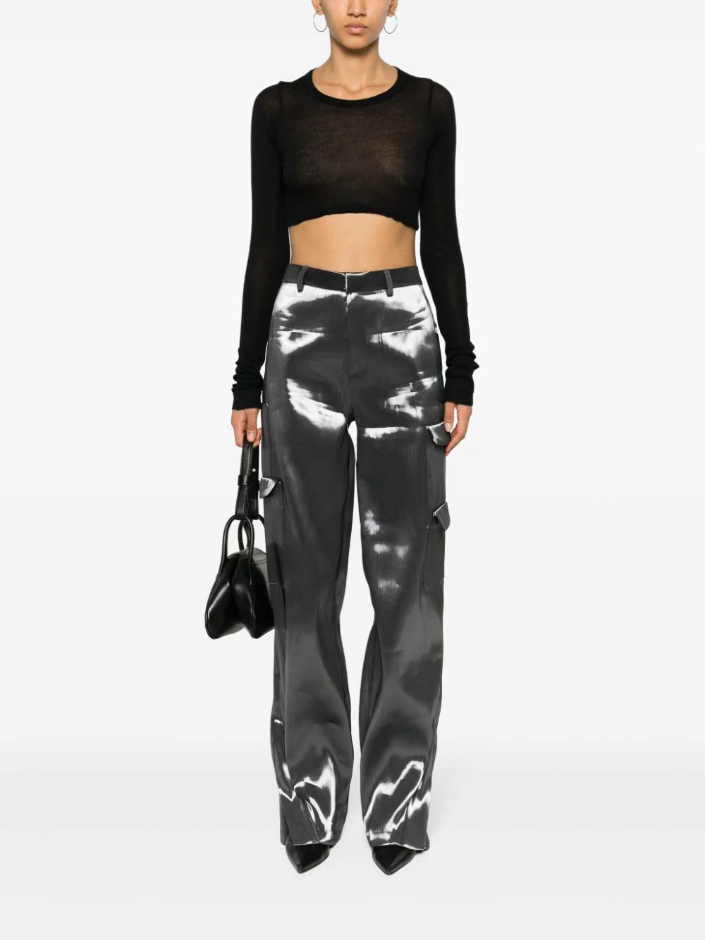RICK OWENS Ls Crop T