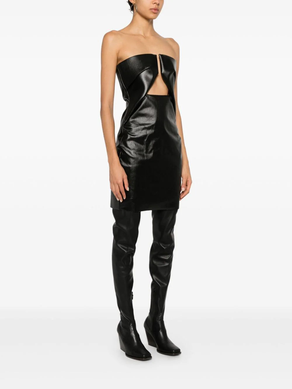 RICK OWENS Prong Mini Dress