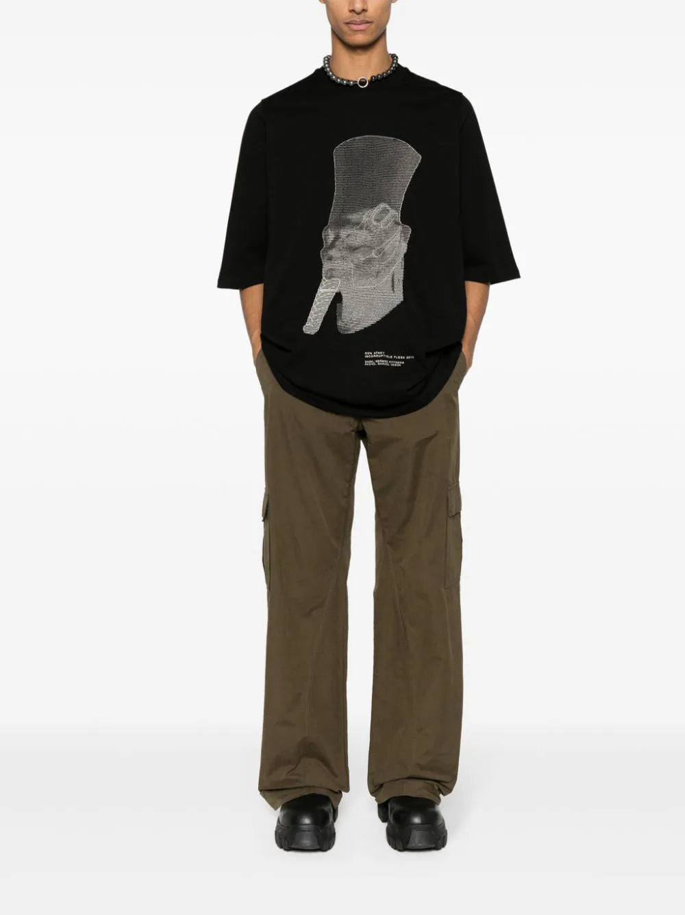 RICK OWENS Ron Jumbo Ss T-shirt