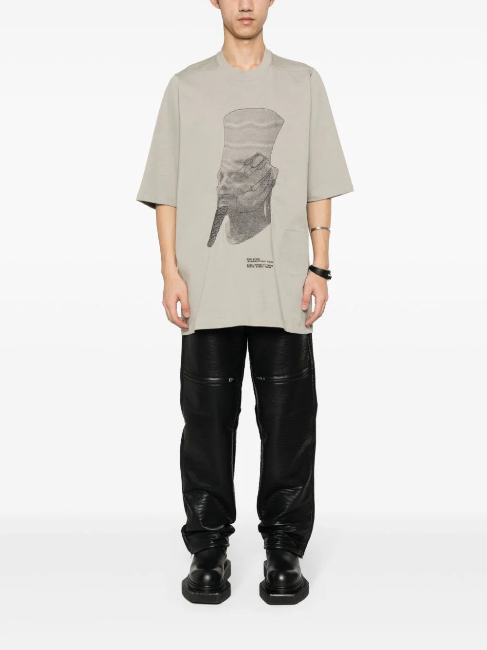 RICK OWENS Ron Jumbo Ss T-shirt