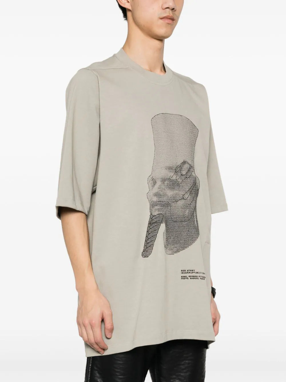 RICK OWENS Ron Jumbo Ss T-shirt