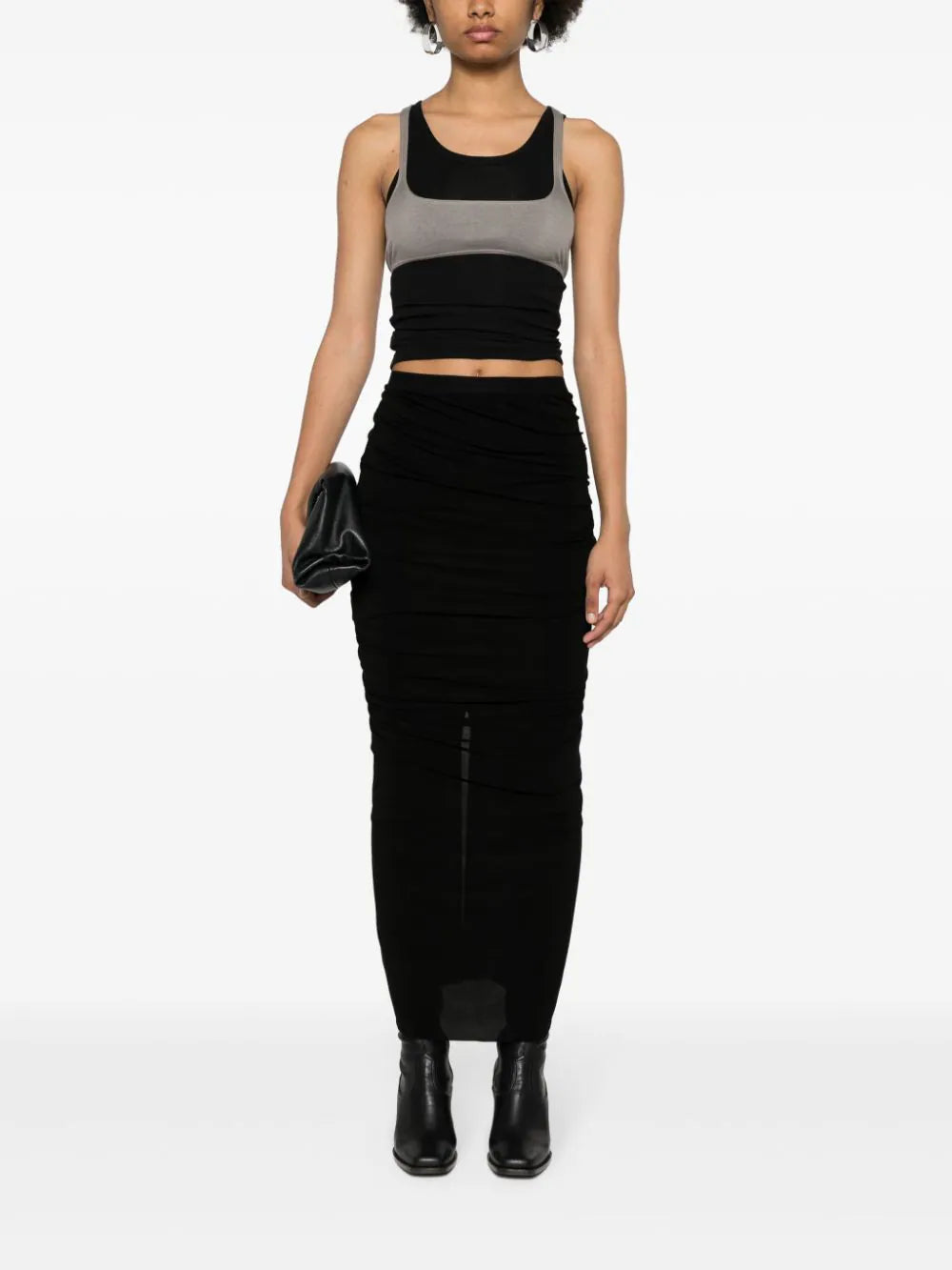 RICK OWENS Shrimp Skirt Long