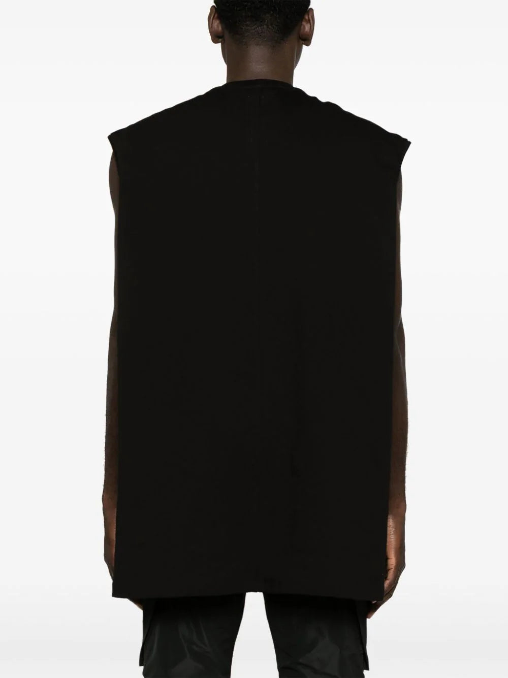 RICK OWENS Tarp T In Black Classic Cotton