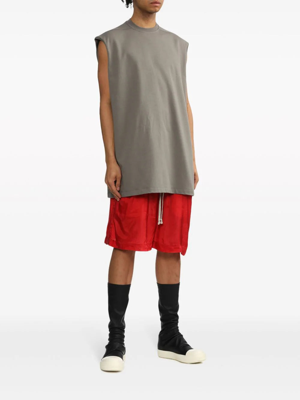 RICK OWENS Tarp T In Dust Classic Cotton