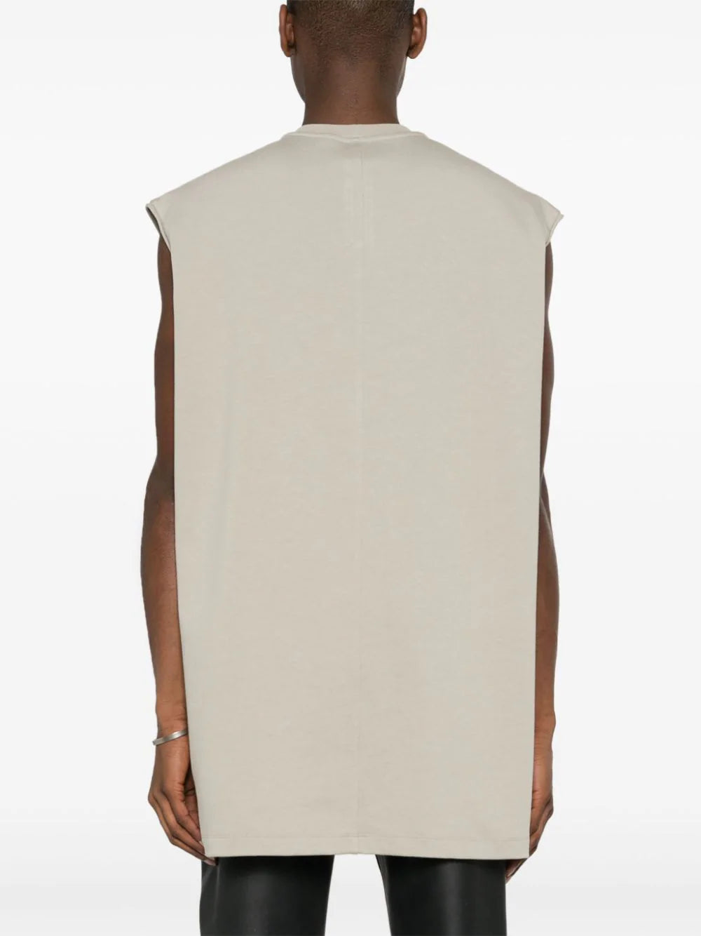 RICK OWENS Tarp T In Pearl Classic Cotton