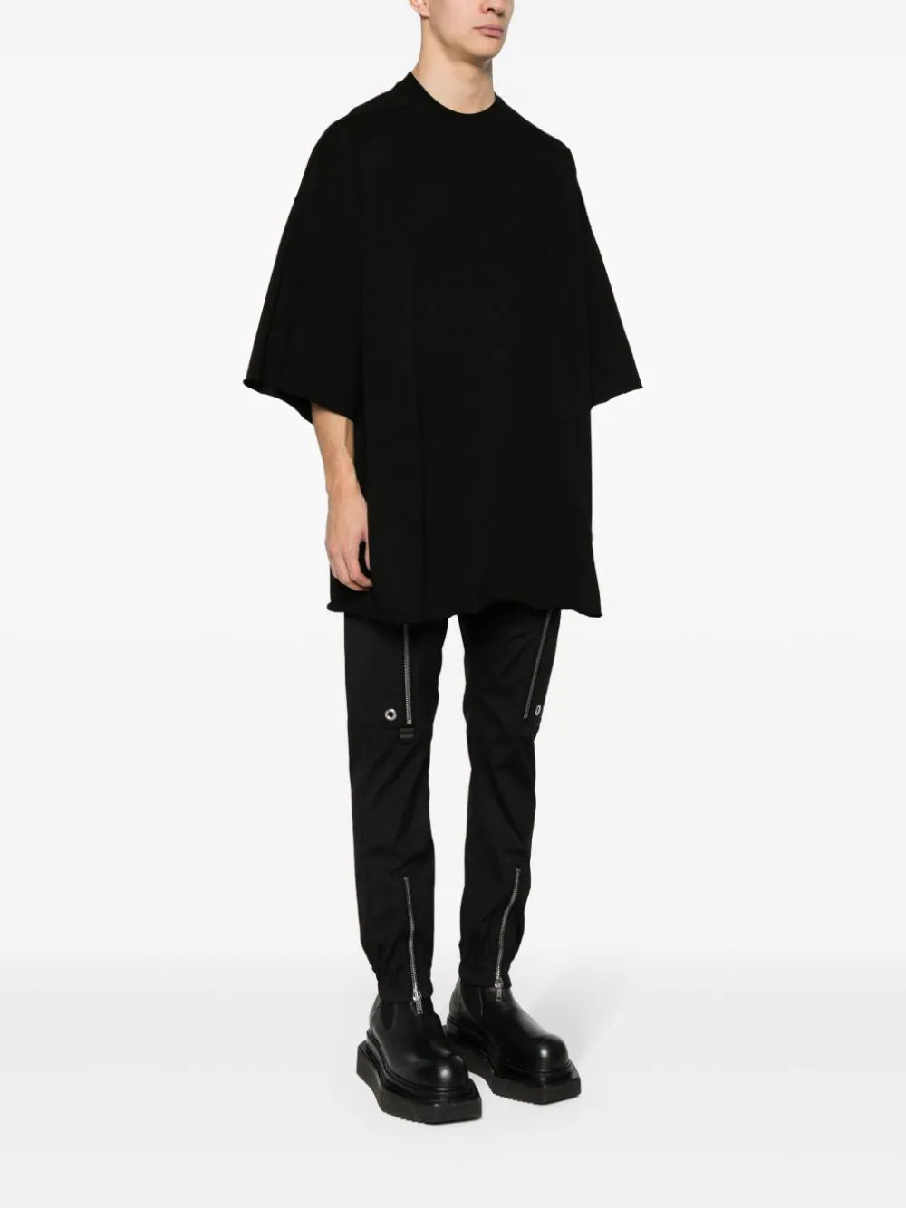 RICK OWENS Tommy T In Black Heavy Jersey