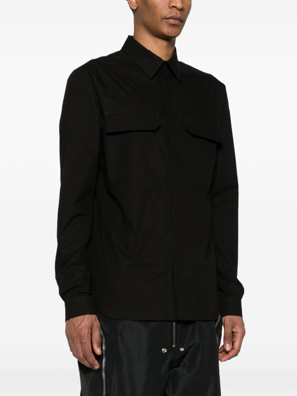 RICK OWENS Tommy T In Dusty Pink Heavy Jersey