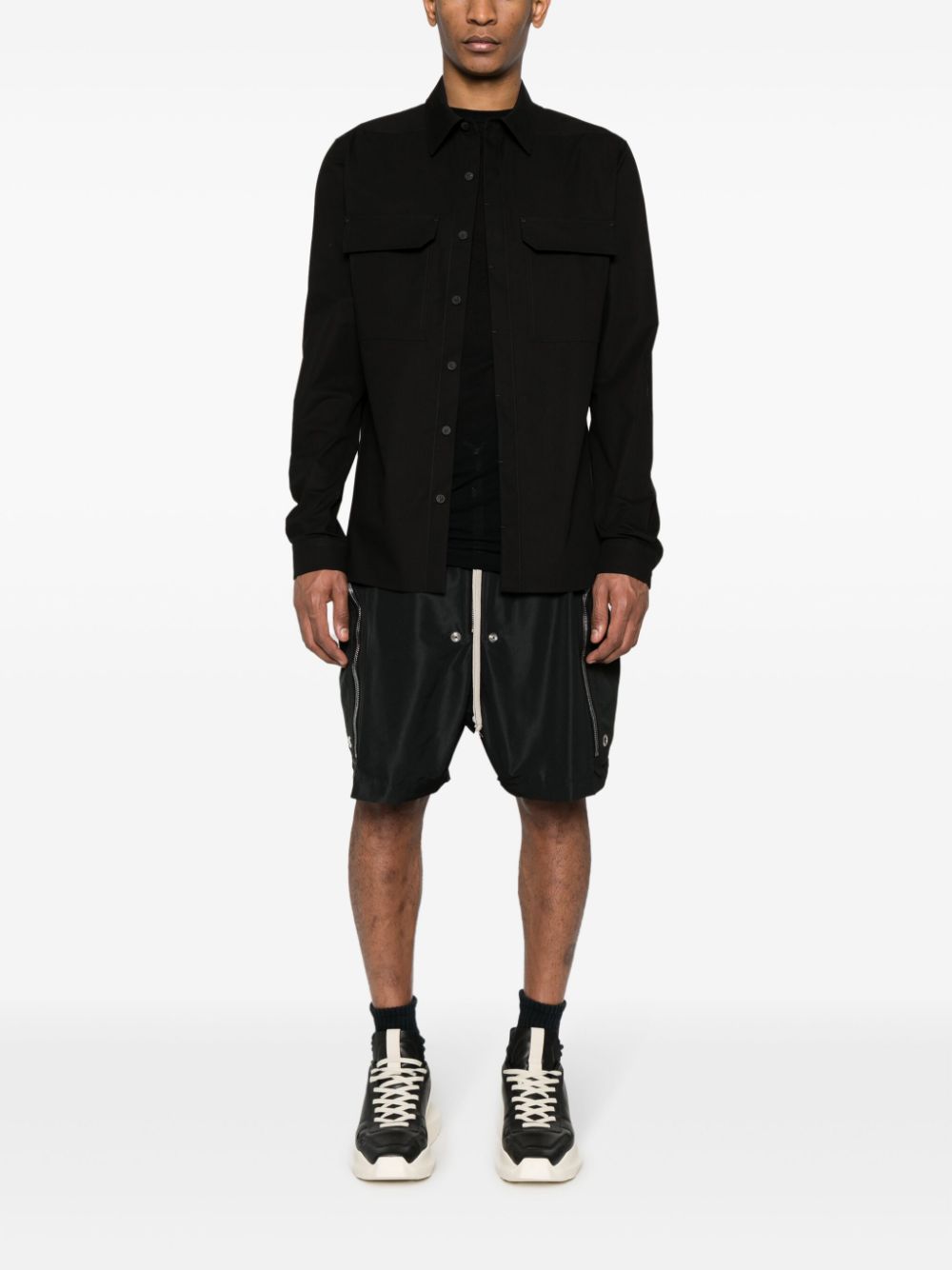 RICK OWENS Tommy T In Dusty Pink Heavy Jersey