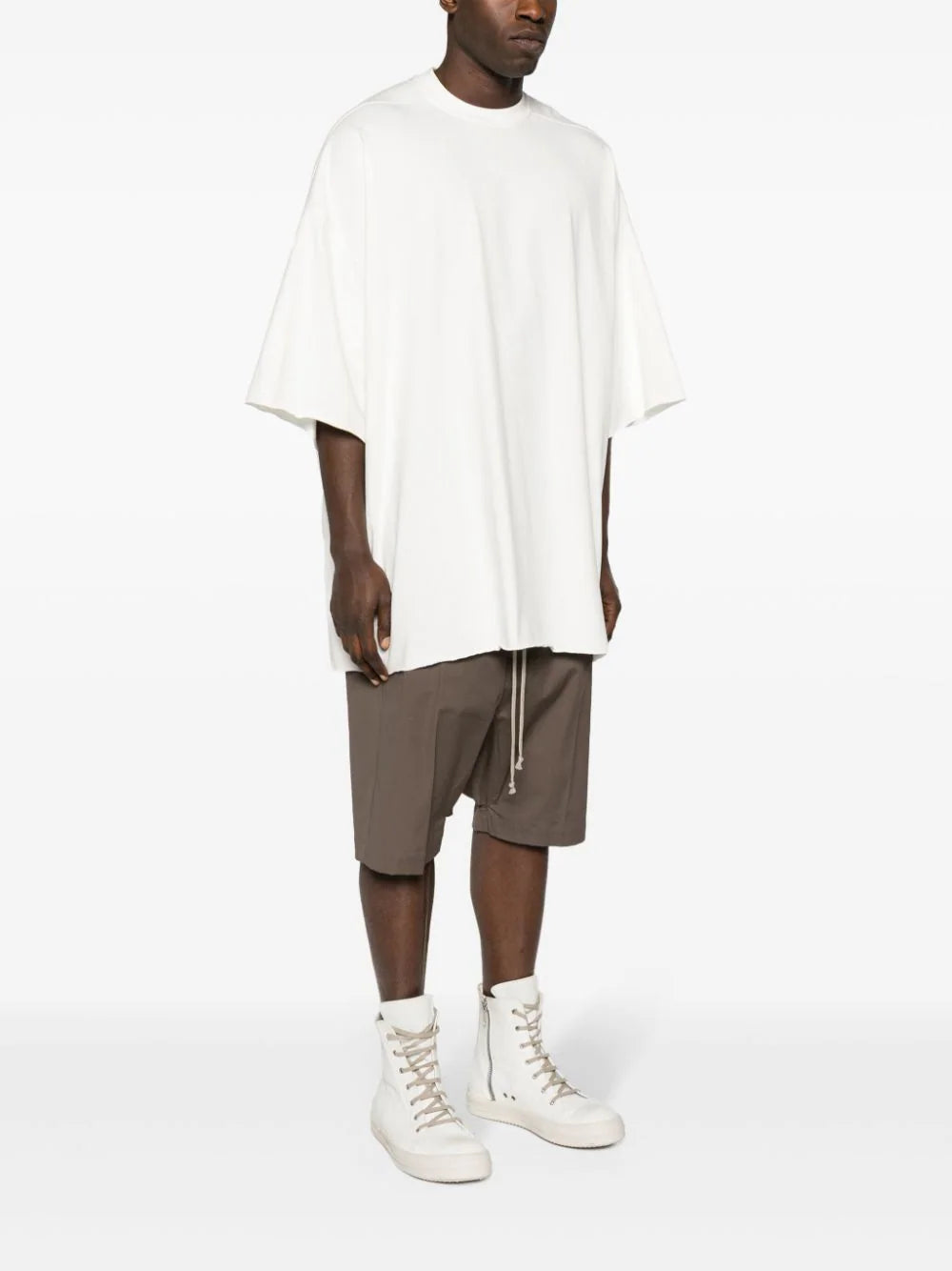 RICK OWENS Tommy T In Milk Heavy Jersey