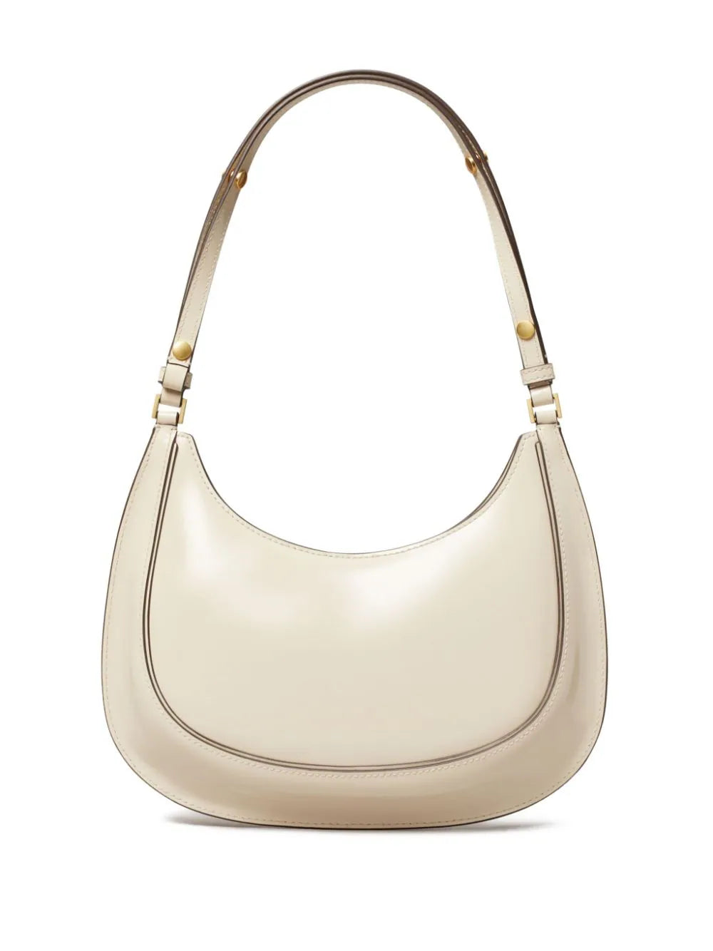 Tory Burch Robinson Crescent Bag In Brushed Leather