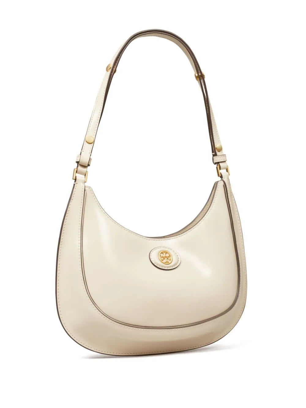 Tory Burch Robinson Crescent Bag In Brushed Leather